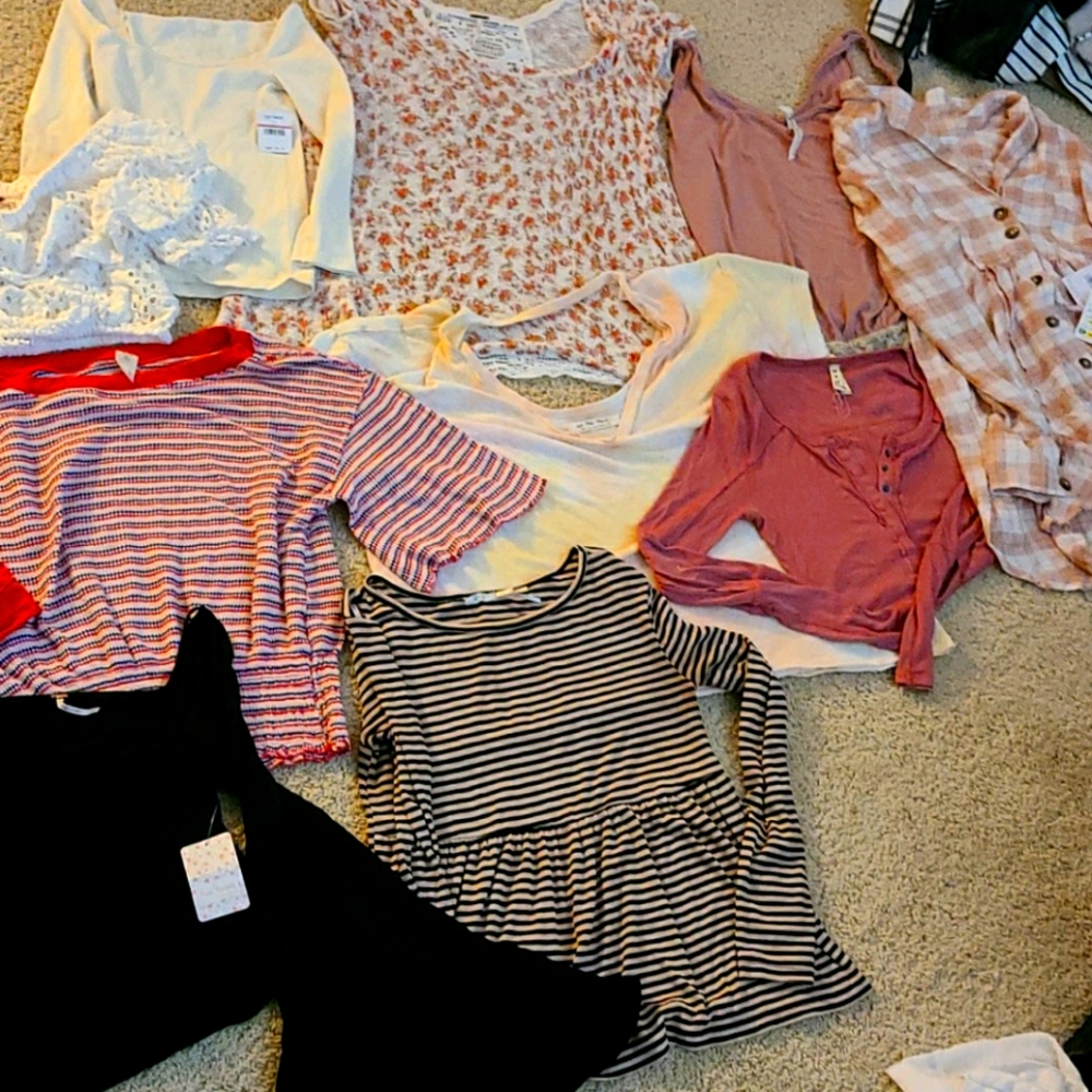 11 free people tops and tunic bundle